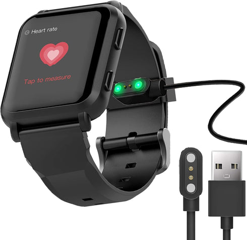 Compatible with 3Plus Vibe Plus Charger, Lamshaw Magnetic USB Charging Cable Replacement Charger Cable Compatible with 3Plus Vibe Plus/Vibe+/Vibe+ Gen 2/Vibe Plus Gen 2/Vibe Lite BT Smartwatch by Lamshaw