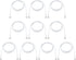 Smays 10-Pack 3ft USBC to USBC Cable, White, Type C Charging Cable, 20W Power Delivery.