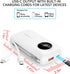 Ayeway Small Power Bank - 10,000mAh USB C Fast Charge Battery Pack with Built-in Cable, Lightweight External Backup