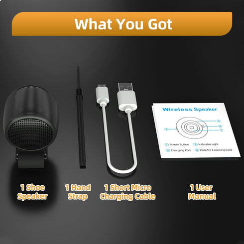 2Pack Portable Mini Bluetooth Speaker, Tiny Wireless Speaker for Shower, Room, Bike, Rechargeable Battery, Built-in