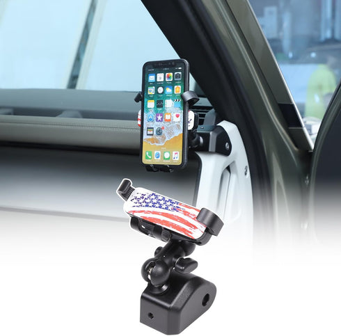 Aluminum Alloy Dashboard Side Mobile Phone Holder Trim for Land Rover Defender 90 110 130 2020-2024, Car Central