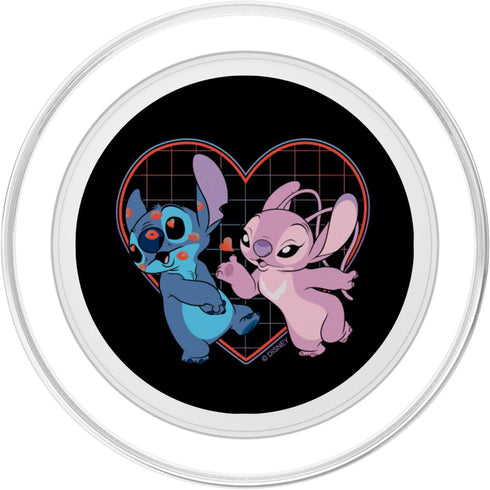 PopSockets PopGrip for MagSafe - Disney Lilo and Stitch Angel Heart Kisses
