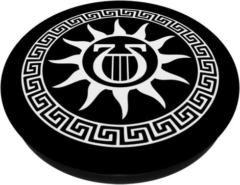 Apollo Ancient Greek God Lyre and Sun Symbol PopSockets Swappable PopGrip