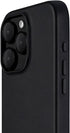 iPhone 15 Pro Max Leather Case, Genuine Leather with Built-in Magnets for Wireless Charging - Midnight