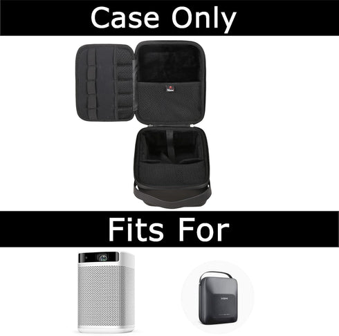 Mchoi Projector Case for XGIMI MoGo 2 Mini Portable Projector, Shockproof Waterproof Travel Protective Case, Black