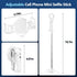 yAyusi 4 1 Magnetic Compact Mini Phone Selfie Stick, Mag-Safe in Small Portable Pocket Tripod for iPhone/Android