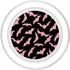 Retro Spooky Creepy Witch Bats PopSockets PopGrip for MagSafe, Gothic Goth Black Pink