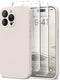 iPhone 15 Pro Case, Stone - Magnetic, MagSafe Compatible, Silicone Shockproof, Full Camera Protection, 2 Screen