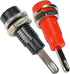 2mm Banana Socket - Red and Black, Solder-Type, Panel Mount for RC Models, 5 Pairs