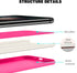 ZUSLAB Case for Apple iPhone 11 Pro Max, Silicone Gel Rubber Bumper Cover, Slim Thin Hard Shell Shockproof - Neon Pink