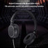 Portable Folding Headset, Wired Stereo Bass Over-Ear Headphones, Noise Cancelling, HiFi Music, Support TF Card