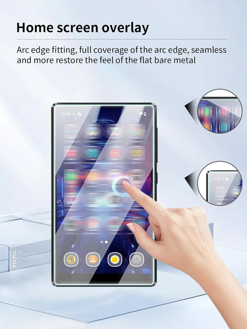 UYRUREL X56 5" MP3 3 Pack Screen Protector for MECHEN Player, High-definition Scratch Resistant Film,HD Clear,Bubble