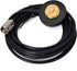 UAYESOK Mini NMO Mount Magnetic Base W/5M Low Loss Coax Cable for NMO Mobile Antennas