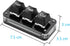 SinLoon Mini 3-Key Keyboard, Programmable Cut Copy Paste Keypads with LED Light, Mechanical Hot Swap Macro for Gaming