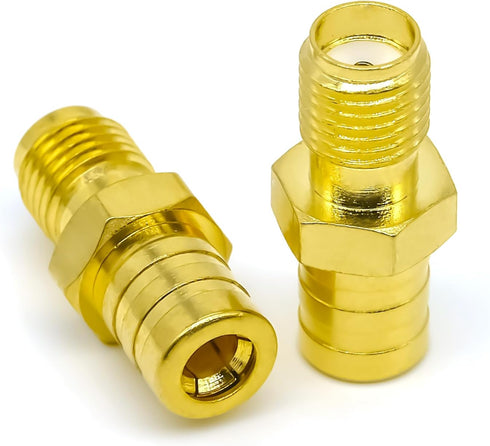 2 PCS SMA to SMB Antenna Connector, Low Loss SMA SMB Coax Cable Radio Connector for DAB Car Aerial