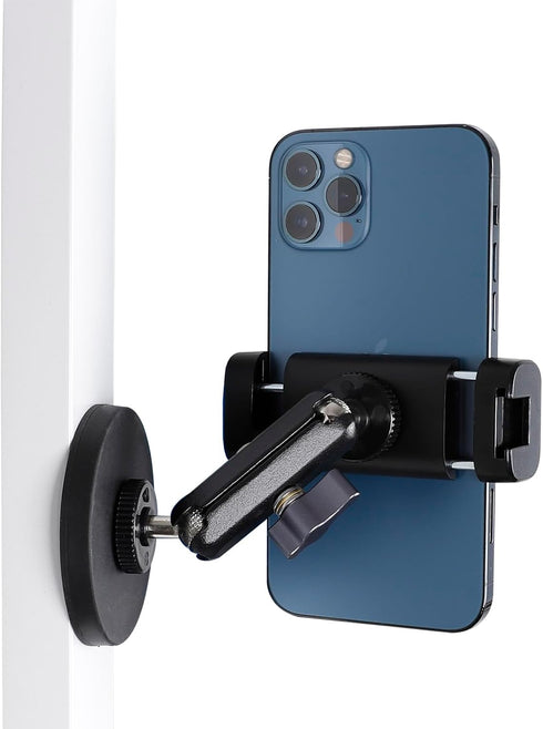 Leenconghui Gym Magnetic Phone Holder Mount with 360 Adjustable Dual Ballhead Magic Arm,