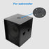 Speaker Mount Adapter with M20 Threading - 4.13"x1", Metal Speaker Stand Top Hat, 105X25mm (2 Packs Black)
