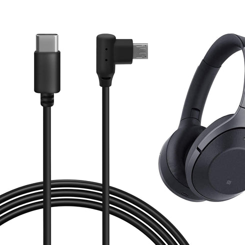GEEKRIA Type-C Headphones Charger Cable Compatible with Sony WH-H900N WH-CH700N MDR-XB950B1 MDR-XB650BT MDR-100ABN,