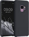 kwmobile Case for Samsung Galaxy S9, Black Matte TPU Silicone Phone Cover with Soft Finish