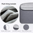 V Voova Laptop Sleeve 14-15 Inch, Carrying Case for MacBook Pro/Air, Slim Cover Bag for 14"-15" Laptops, Grey