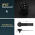 Waterproof Bluetooth Media Remote Button for Phone, Steering Wheel Control, Cycling, Driving, Black
