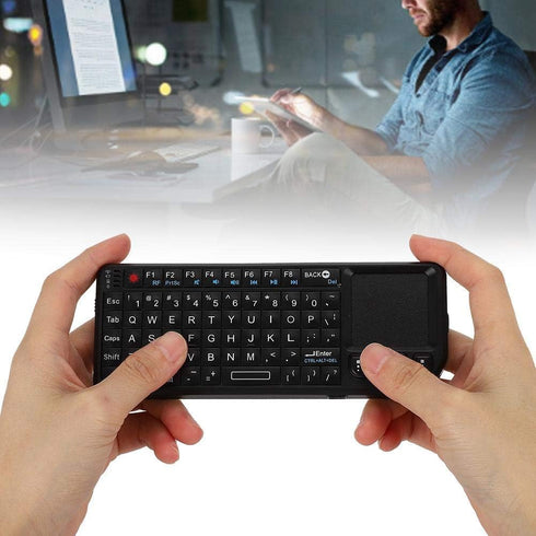 2.4G Pocket Mini Keyboard - Mini USB Keyboard with Touchpad Mouse for Windows 2000/XP/Vista/7/OS 10.x
