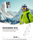 Viozon 4-7" Portable Selfie Stick, Lightweight Extendable Stainless Steel Tube,All-in-One Compact Selfie Stick