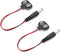 California JOS 2 Pack 9V Battery Clip 9 V Battery Connector with 2.1mm X