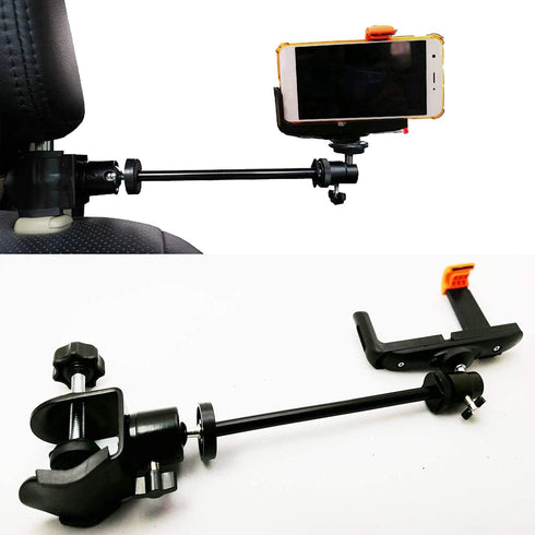 Pmsanzay 3in1 Adjustable Heavy Duty Universal Action Camera Desk Pole Clamp Holder Mounts for Waterproof Camera/Digital