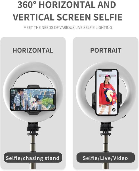 BoxWave Stand and Mount Compatible with Samsung Galaxy Grand Prime Duos TV - RingLight SelfiePod, Selfie Stick