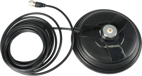 Retevis Mobile Antenna Magnetic Mount Base with NMO Connector,Mobile Radio Antenna Base with