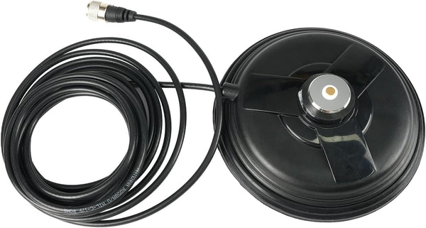 Retevis Mobile Antenna Magnetic Mount Base with NMO Connector,Mobile Radio Antenna Base with