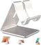 Tablet Stand Holder, Aluminum Solid Portable Desktop Dock for iPad Air Mini Pro, Phone 14 13 11 XR MAX XS Max XR X Plus