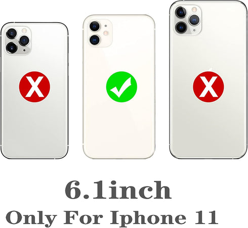 LANJINDENG Cute Dinosaur Pattern Phone Case for iPhone 11, Shockproof Corners, Anti-Scratch, Military Grade