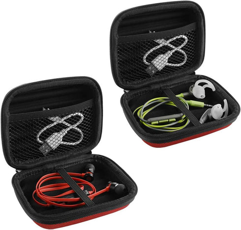 Geekria Shield Headphones Case - Hard Shell Travel Bag for In-Ear Headphones, Compatible with Audio-Technica, Beats,