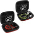 Geekria Shield Headphones Case - Hard Shell Travel Bag for In-Ear Headphones, Compatible with Audio-Technica, Beats,