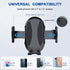 Generic Car Phone Holder with Suction Cup and Metal Hook, Compatible with All Smartphones