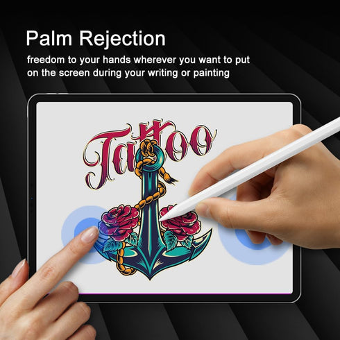 Stylus Pencil with Palm Rejection for Apple iPads (2018-to-Date), Compatible with iPad Pro, Air, Mini