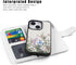LUMARKE iPhone 13 Wallet Case - Detachable Flip Folio Cover, RFID Blocking 4 Card Slots, Premium Leather Kickstand
