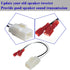 72-6514 Speaker Harness Adapter for Jeep Wrangler Chrysler Town & Country 4 Pack Front Rear Door Wiring