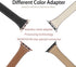 Bestig Bands Compatible with Apple Watch Band, 49mm 46mm 45mm 44mm 42mm, Genuine Leather Double Tour Slim Strap