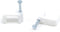 THE CIMPLE CO - Dual, Twin, or Siamese Coaxial Cable Clips, Cat6 Electrical Wire Clip, 1/2 in Nail Clip