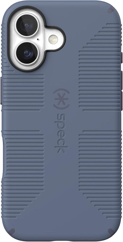 Speck 17 CANDYSHELL Grip +MS Case for iPhone - Mystery Blue/Faded Denim | Slim Protective Grip | Drop Protection |