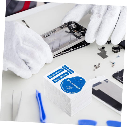 200pcs Camera Stickers, Film Dust Sticker, Screen Cleaner Tool, Tempered Glass Dedust Sticker for Cell Phone & LCD