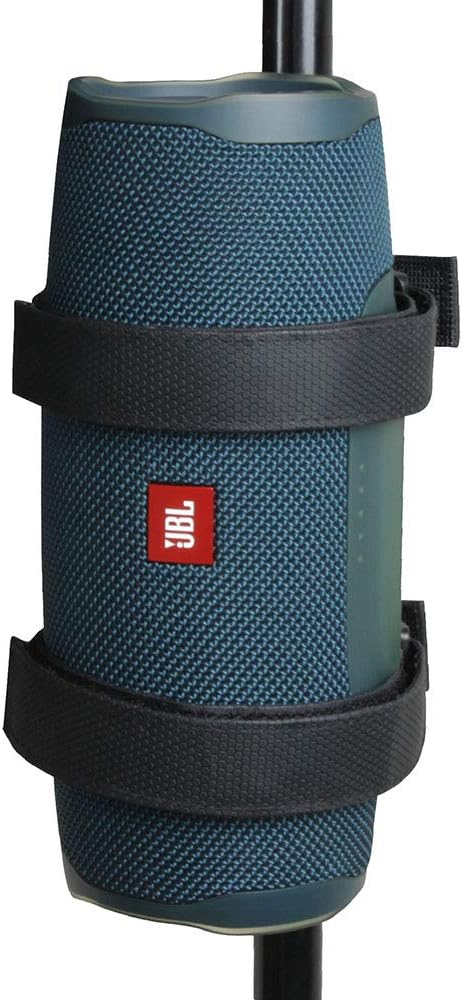 Hermitshell Portable Bluetooth Speaker Mount for Golf Cart Accessories, Adjustable Strap for JBL Charge 3,4/Xtreme