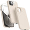Dssairo iPhone 13 Case (5 in 1) - Ultra Slim Shockproof, 2 Screen Protectors & 2 Camera Lens Protectors, 6.1" (Stone)