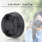 Camera Lens Hood, 43mm Black Metal Lens Hood with Plastic Lenses for Leica Photography Accessory