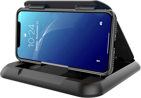 DOTAATDW Car Phone Holder, Dashboard Cell Phone Holder with Non-Slip Base for iPhone, Android, GPS