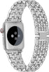Dsytom Bing Bands, Compatible with Apple Watch Band 38mm-49mm, Jewelry Replacement Strap for iWatch Series