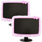ZUYYON 2 Pcs 23''-26'' Lovely Computer Monitor Cover with Bow-Knot Cute Elastic Monitor